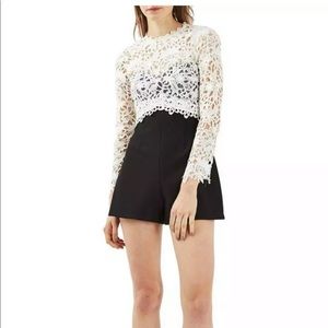 Topshop Lace Romper